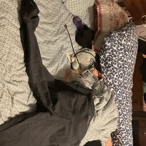 Stylish Dark Gray Capris